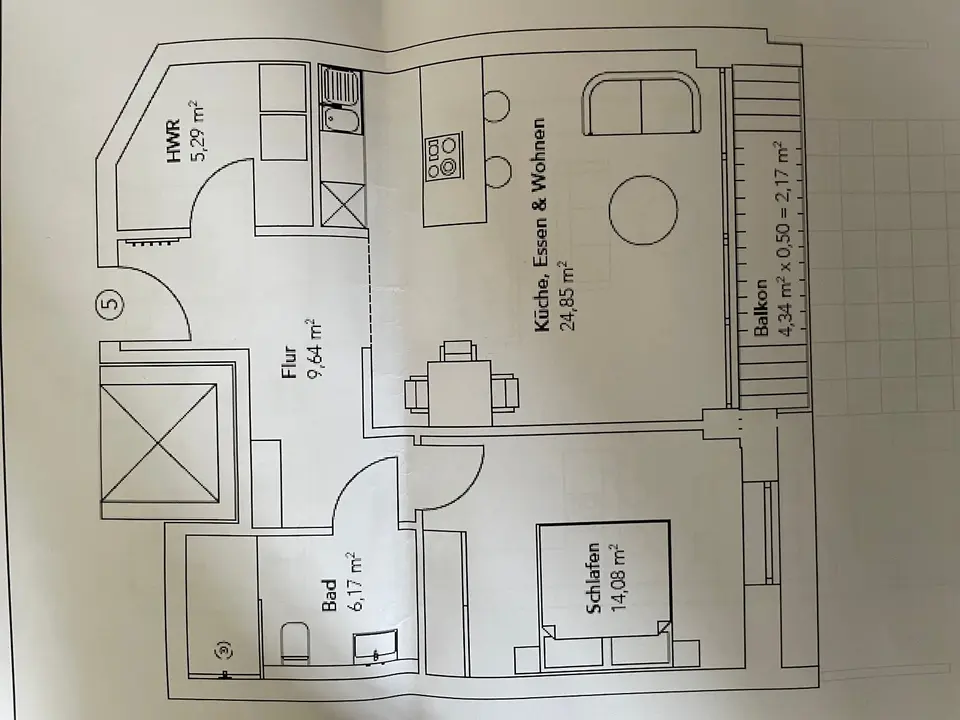 2 Zimmer Wohnung mit 62 m² in Lüneburg – Bild 7