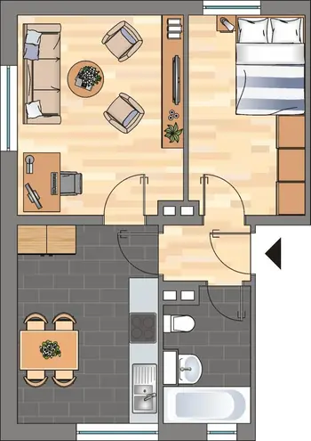 2 Zimmer Wohnung mit 41 m² in Kiel – Bild 6