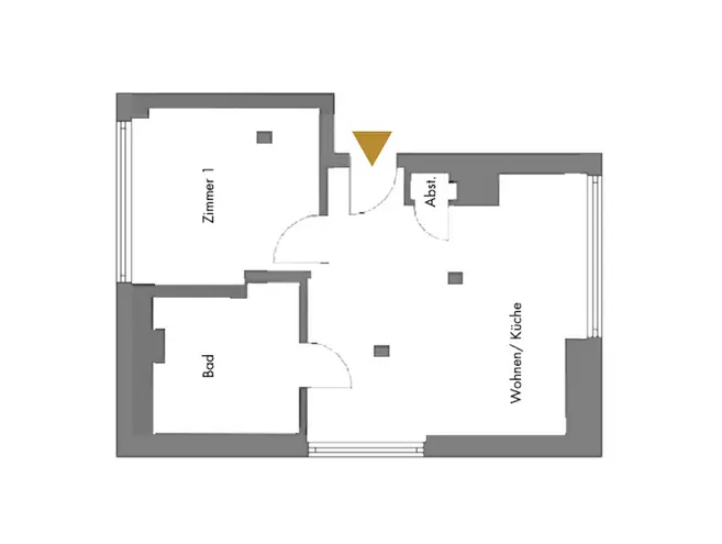 2 Zimmer Wohnung mit 35 m² in Lübeck – Bild 3