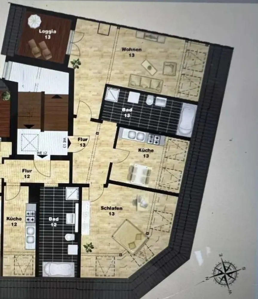 2 Zimmer Wohnung mit 86 m² in Leipzig – Bild 2