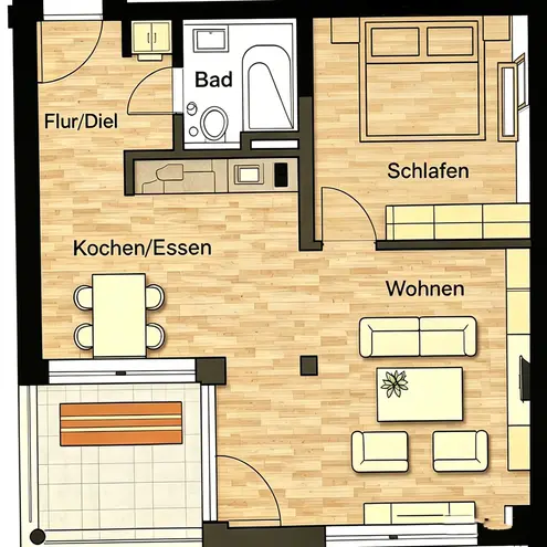 2 Zimmer Wohnung mit 60 m² in Ingolstadt – Bild 8
