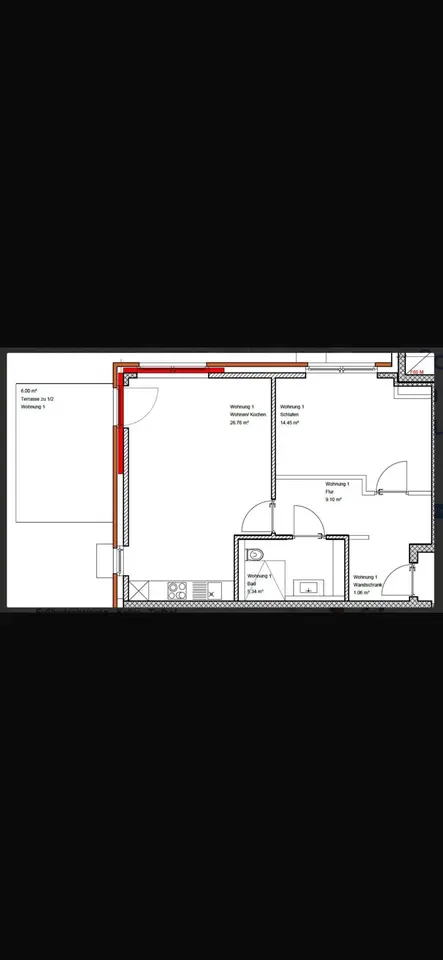 4 Zimmer Wohnung mit 75 m² in Kleve – Bild 9