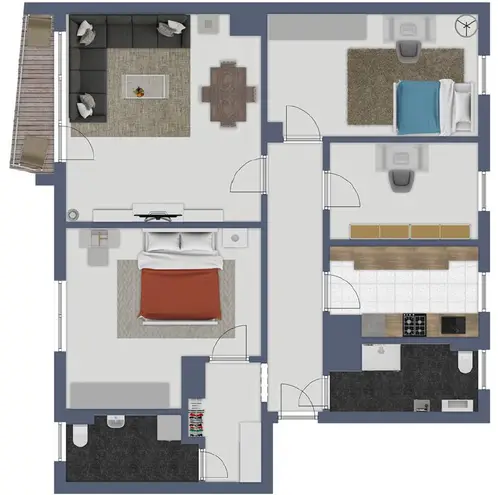 4 Zimmer Wohnung mit 84 m² in Augsburg – Bild 8
