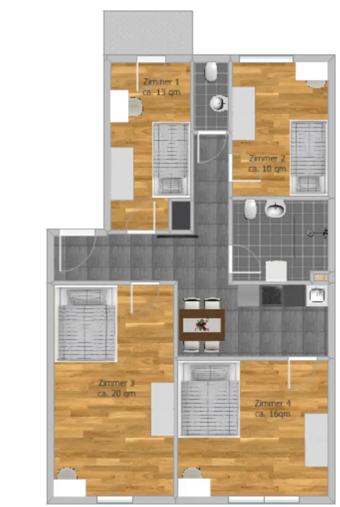WG-Zimmer mit 20 m² in Nürnberg – Bild 1