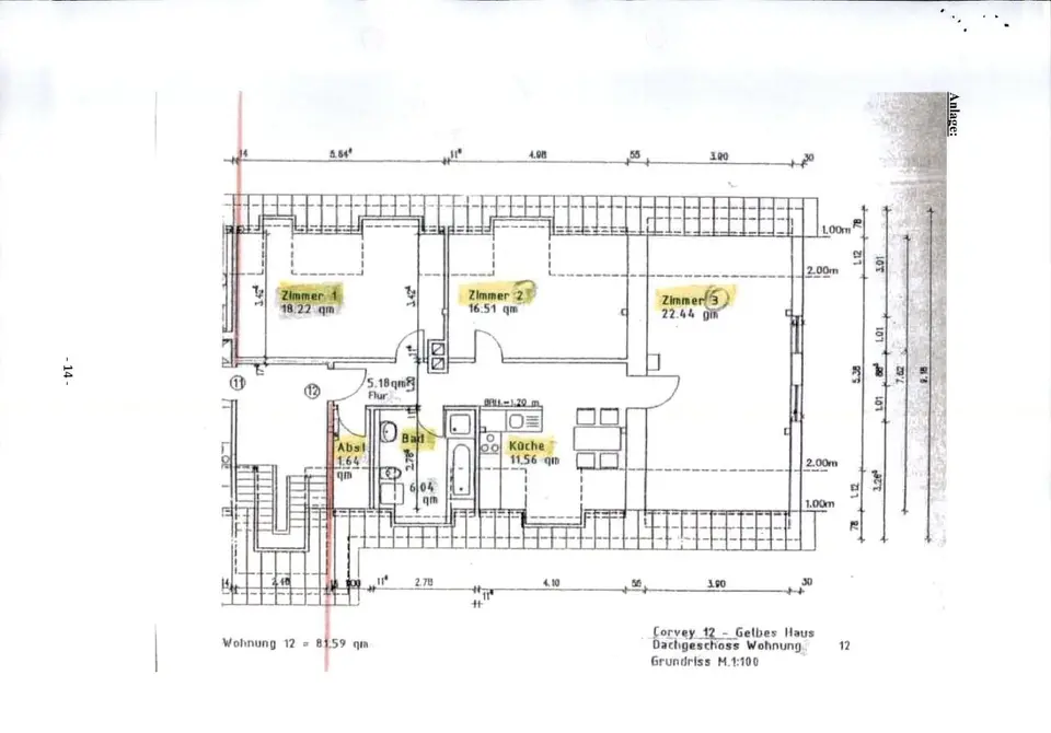 3 Zimmer Wohnung mit 100 m² in Einbeck – Bild 10