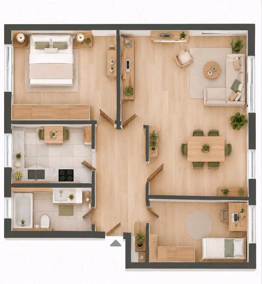 3 Zimmer Wohnung mit 78 m² in Wilhelmshaven – Bild 5