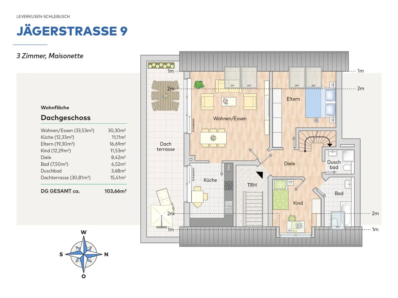 4 Zimmer Wohnung mit 130 m² in Leverkusen – Bild 12
