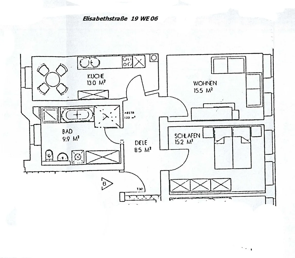 2 Zimmer Wohnung mit 63 m² in Leipzig – Bild 1