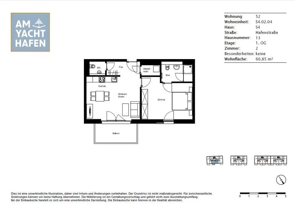 2 Zimmer Wohnung mit 61 m² in Celle – Bild 5
