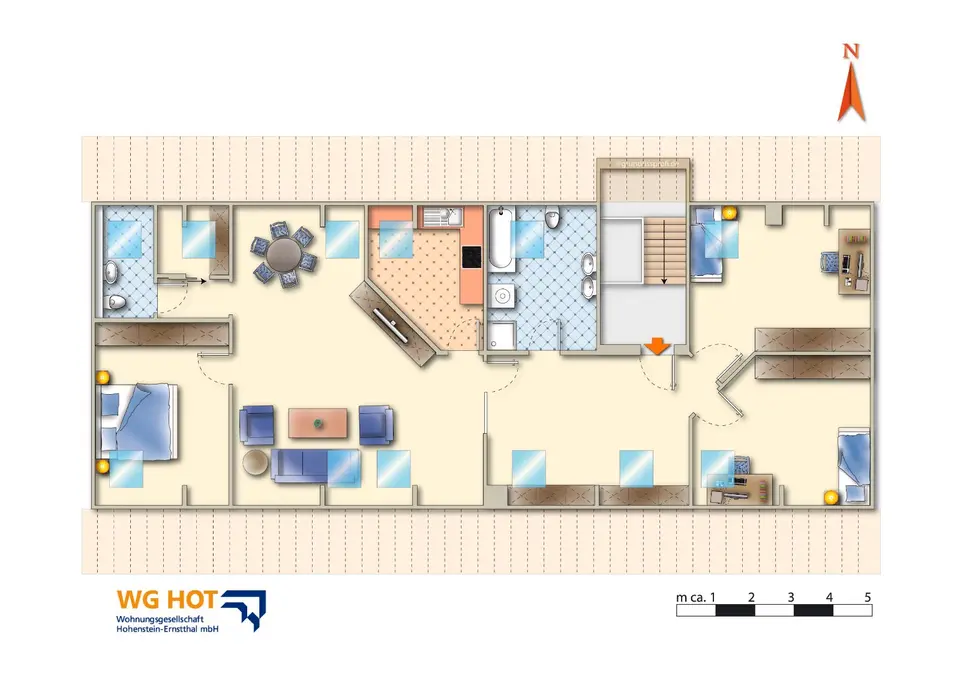 5 Zimmer Wohnung mit 109 m² in Limbach-Oberfrohna – Bild 6