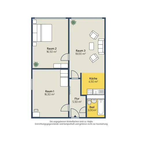 3 Zimmer Wohnung mit 65 m² in Leipzig – Bild 7