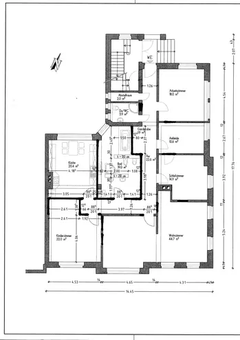 5 Zimmer Wohnung mit 180 m² in Erfurt – Bild 2