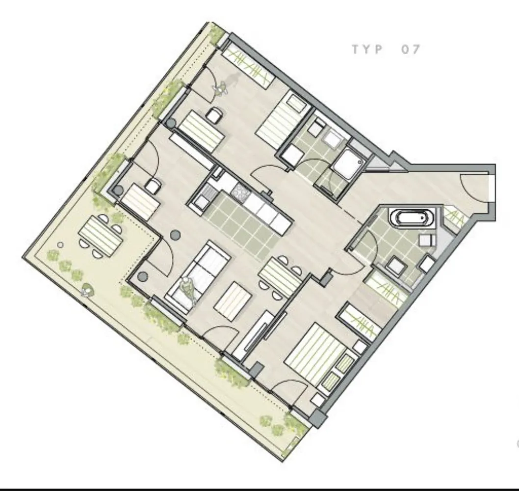3 Zimmer Wohnung mit 101 m² in Freiburg im Breisgau – Bild 2