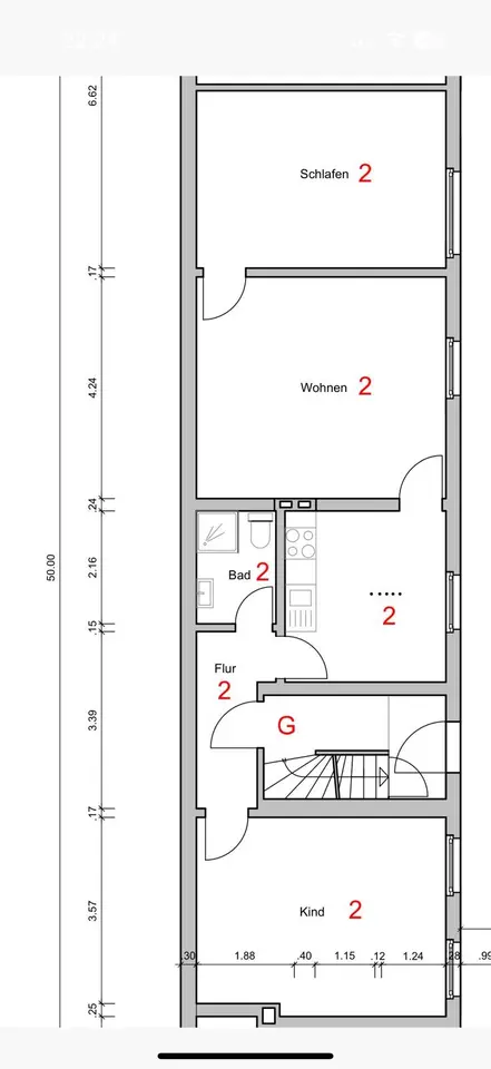 4 Zimmer Wohnung mit 70 m² in Bottrop – Bild 5