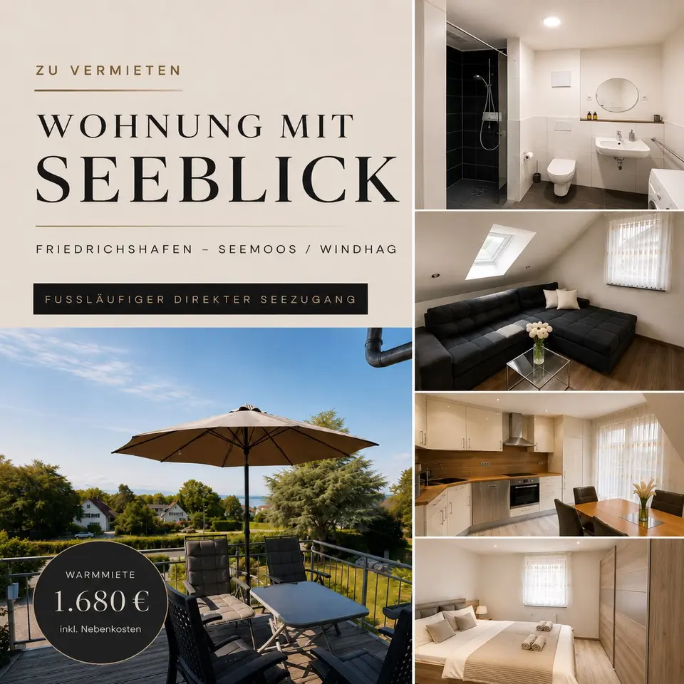 3 Zimmer Wohnung mit 74 m² in Friedrichshafen – Bild 1