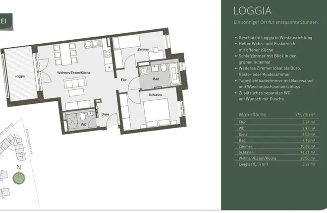 3 Zimmer Wohnung mit 80 m² in Darmstadt – Bild 8