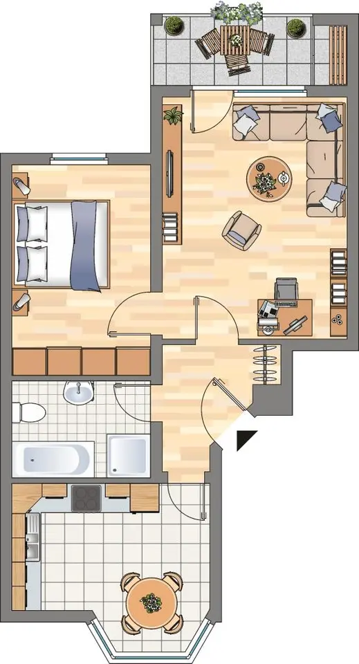 2 Zimmer Wohnung mit 61 m² in Bochum – Bild 8