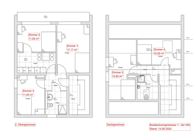 WG-Zimmer mit 12 m² in München – Bild 5