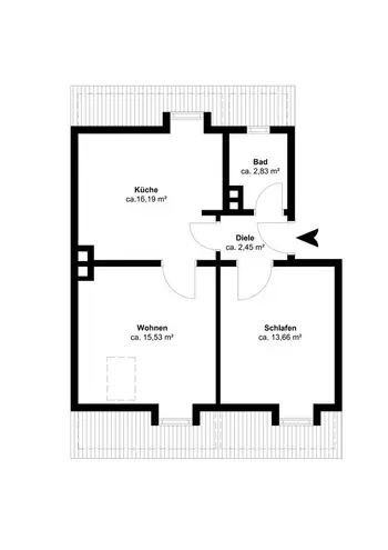 3 Zimmer Wohnung mit 51 m² in Gelsenkirchen – Bild 12