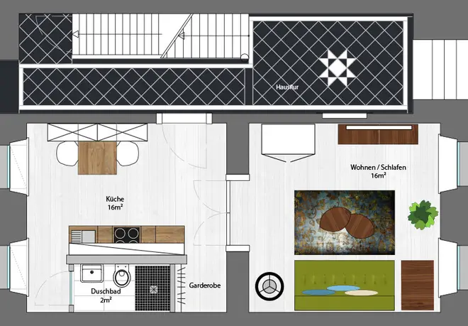 1 Zimmer Wohnung mit 34 m² in Krefeld – Bild 9