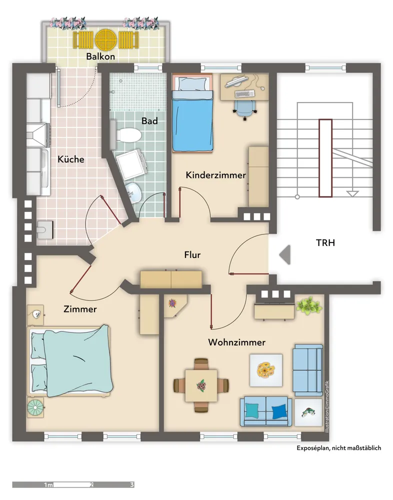 3 Zimmer Wohnung mit 66 m² in Bremerhaven – Bild 8