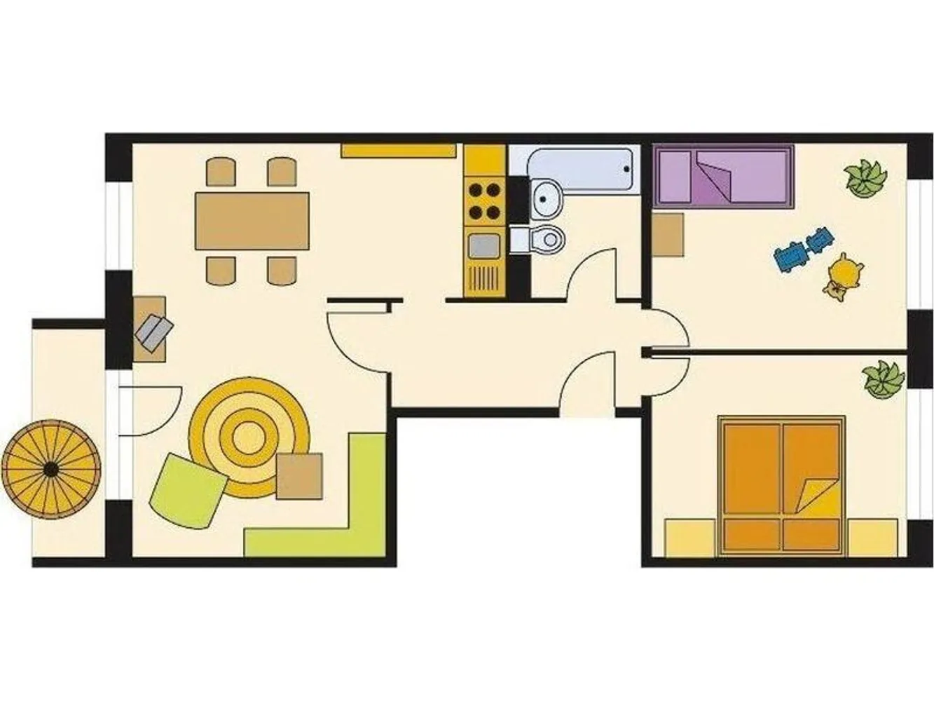 3 Zimmer Wohnung mit 57 m² in Halle (Saale) – Bild 4