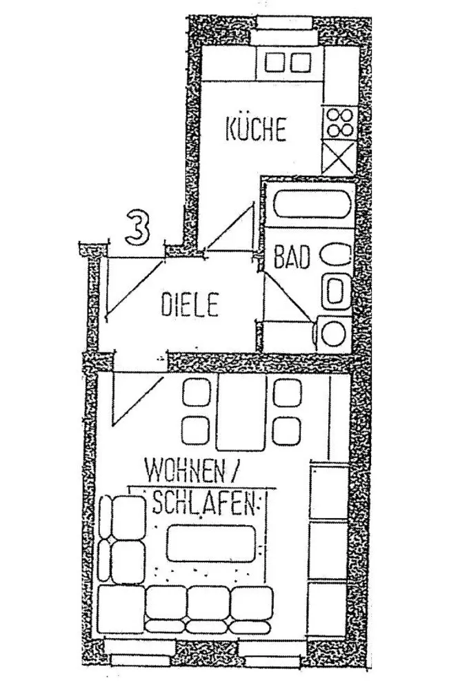 1 Zimmer Wohnung mit 36 m² in Zwickau – Bild 5