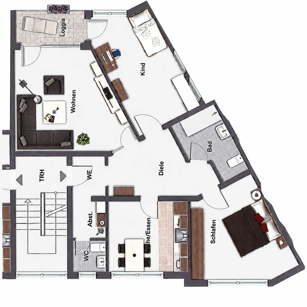 3 Zimmer Wohnung mit 86 m² in Köln – Bild 1