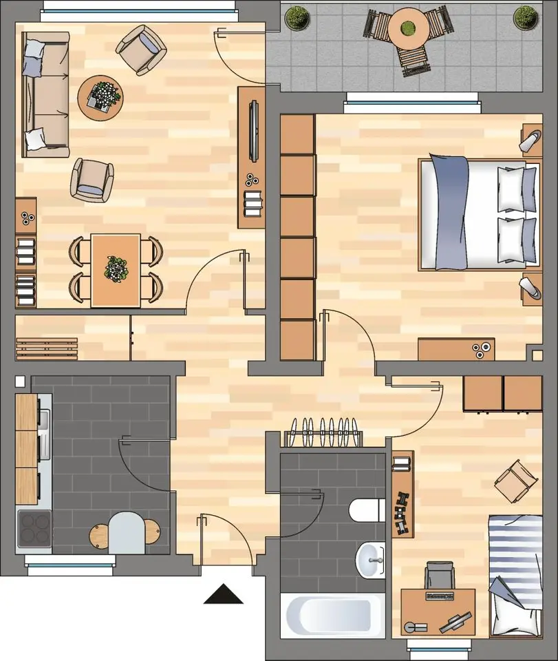 3 Zimmer Wohnung mit 66 m² in Velbert – Bild 9