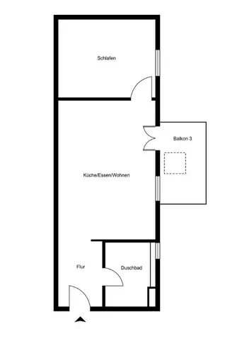 2 Zimmer Wohnung mit 48 m² in Heidelberg – Bild 2
