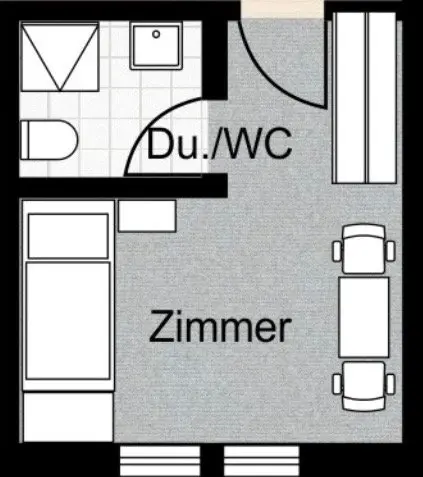 2 Zimmer Wohnung mit 24 m² in Aalen – Bild 6