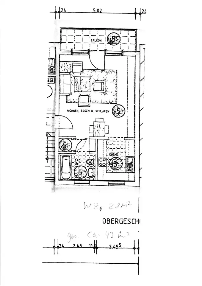 Studio mit 42 m² in Ettlingen – Bild 5