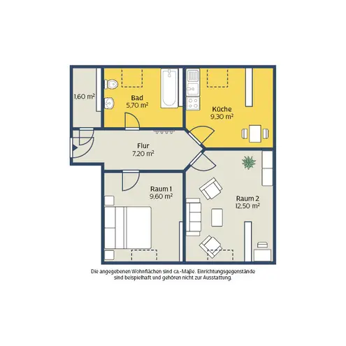 2 Zimmer Wohnung mit 46 m² in Leipzig – Bild 6