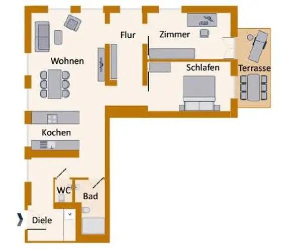 3 Zimmer Wohnung mit 101 m² in Hanau – Bild 5