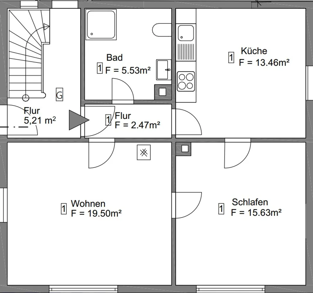 2 Zimmer Wohnung mit 57 m² in Heilbronn – Bild 6