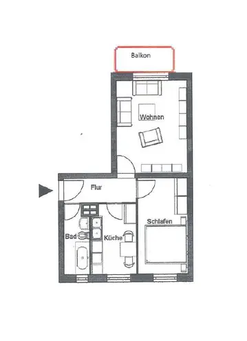 2 Zimmer Wohnung mit 46 m² in Braunschweig – Bild 8