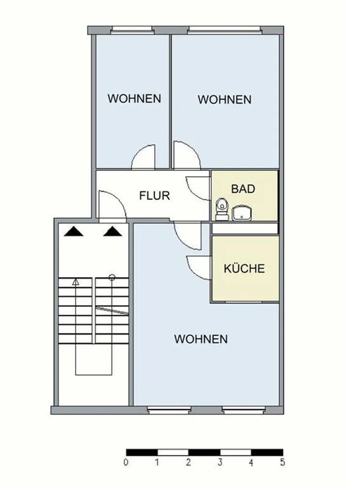 3 Zimmer Wohnung mit 60 m² in Neubrandenburg – Bild 4