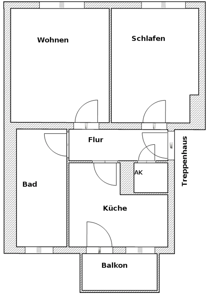 2 Zimmer Wohnung mit 58 m² in Magdeburg – Bild 12