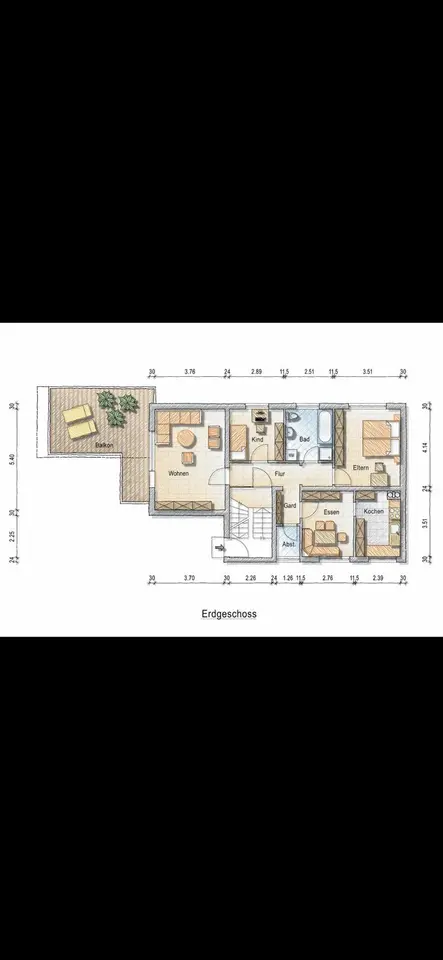 3 Zimmer Wohnung mit 125 m² in Offenburg – Bild 9