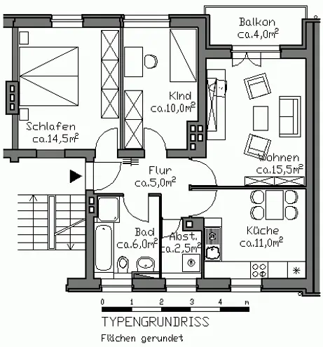 3 Zimmer Wohnung mit 68 m² in Hannover – Bild 6