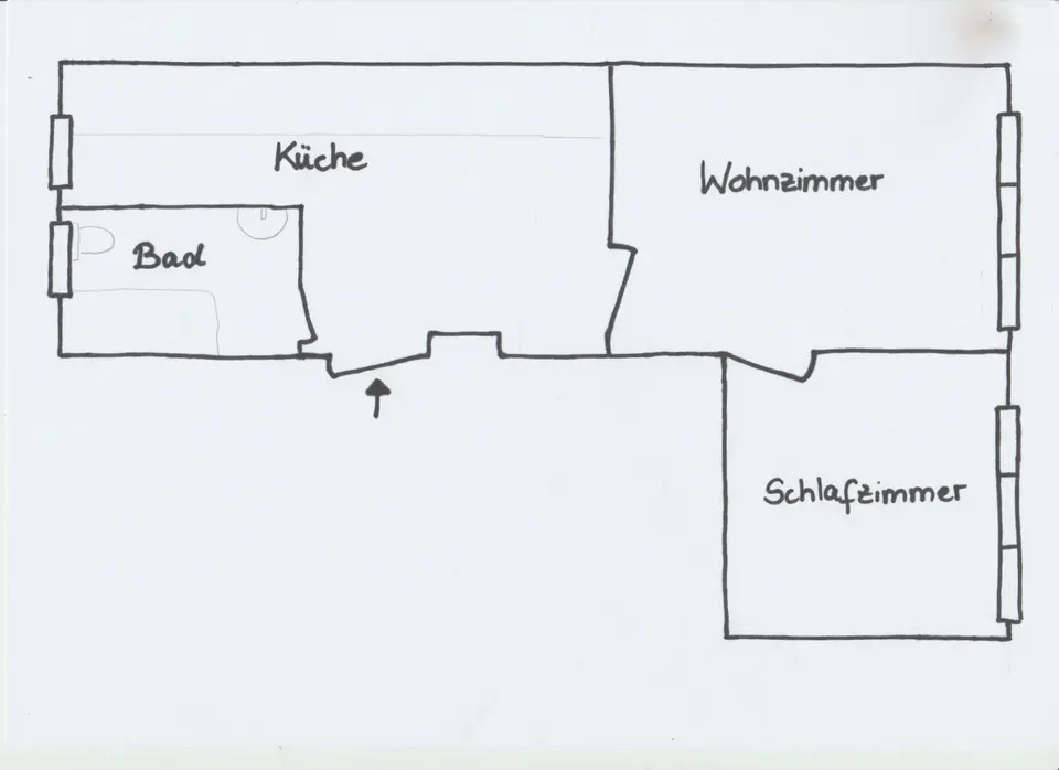 2 Zimmer Wohnung mit 54 m² in Erfurt – Bild 6