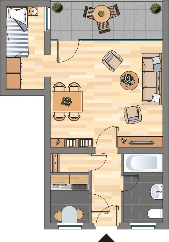Studio mit 37 m² in Velbert – Bild 2