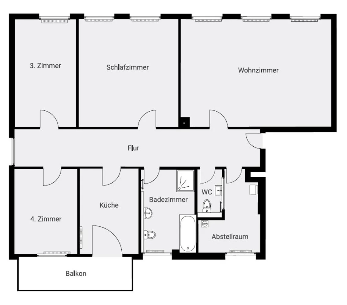 4 Zimmer Wohnung mit 133 m² in Wolfenbüttel – Bild 11
