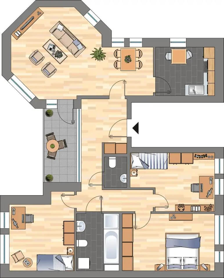 4 Zimmer Wohnung mit 100 m² in Wilhelmshaven – Bild 5