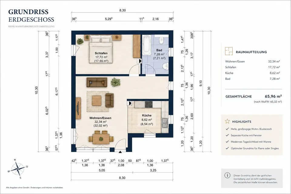 2 Zimmer Haus mit 65 m² in Brandenburg an der Havel – Bild 4