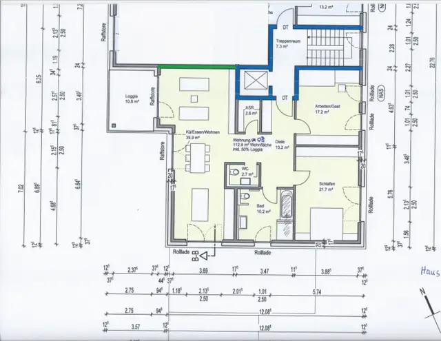 3 Zimmer Wohnung mit 112 m² in Mönchengladbach – Bild 2