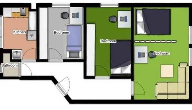 1 Zimmer Wohnung mit 13 m² in Stuttgart – Bild 5