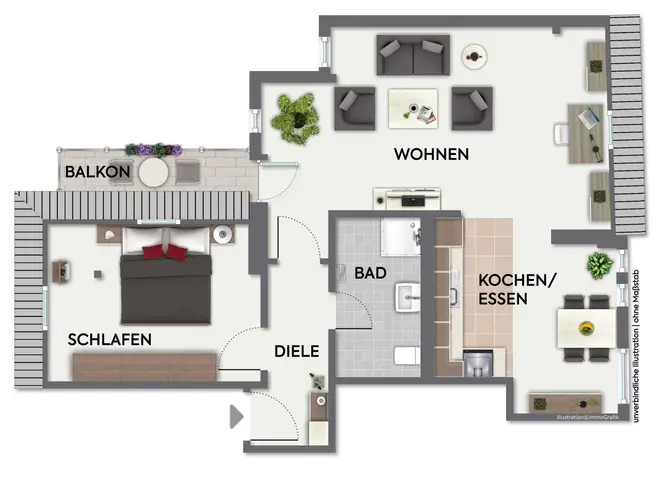 3 Zimmer Wohnung mit 67 m² in Stuttgart – Bild 6