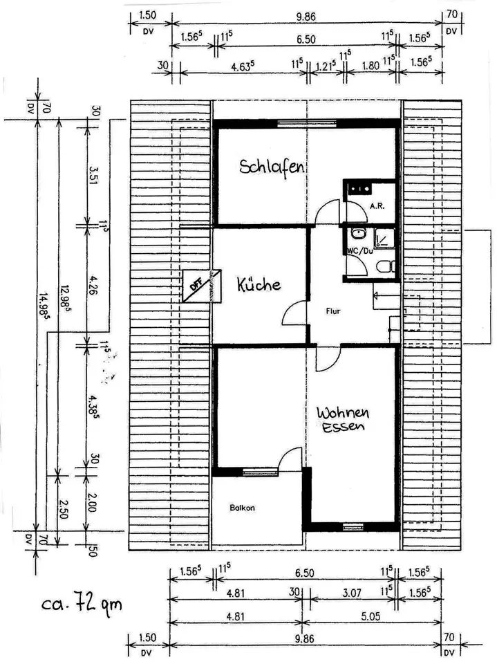 3 Zimmer Wohnung mit 50 m² in Weingarten – Bild 6