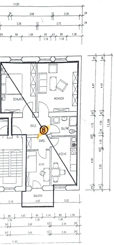 3 Zimmer Wohnung mit 64 m² in Erfurt – Bild 8